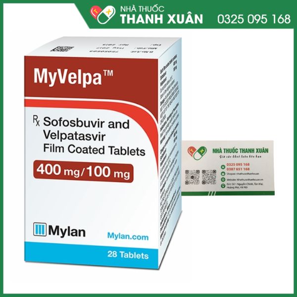 Myvelpa 400mg/100mg - Thuốc điều trị viêm gan C